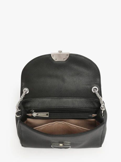 Cross Body Tas Foulonné Pia Leder Lancaster Zwart pia 60 ander zicht 3